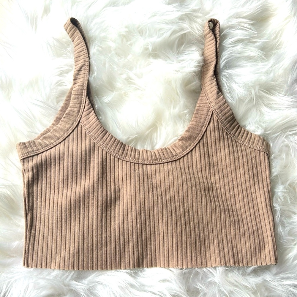 Lovers &Friends bralette, size S, crop top, beige top